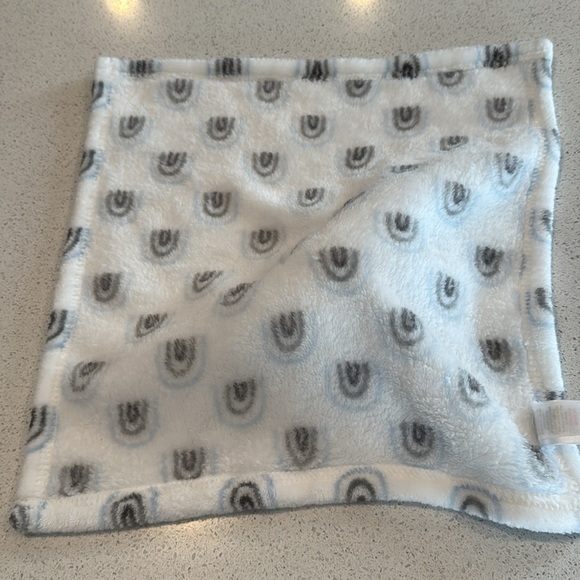 HB Hudson Gray Storm Cloud Baby Security Blanket Lovey 13" Plush Clouds Rainbows - Picture 5 of 7